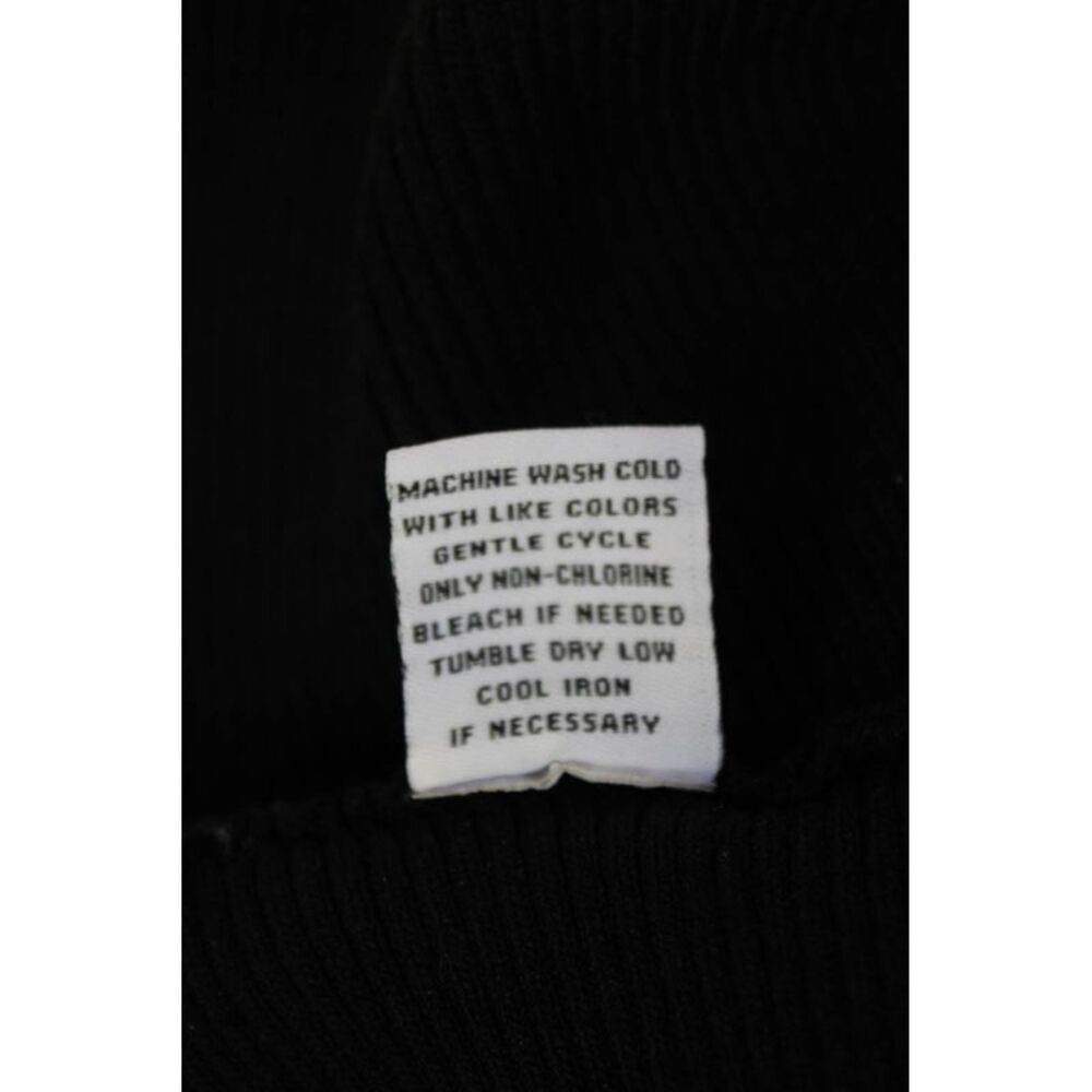525 Women Black Camisole Spaghetti Strap Button Viscose Blend Size S - Picture 5 of 6